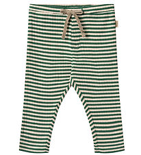 Wheat Bukser - Rib - Manfred - Green Stripe