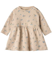 Wheat Kjole - Emmy - Warm Sand Flowers Wheat Kjole - Emmy - Warm Sand Flowers