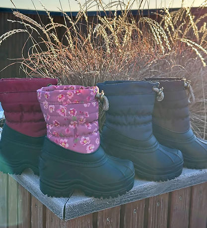 Pom Pom Vinterstøvler - PmWill - Autumn Anemone AOP