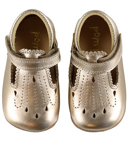 Pom Pom Begyndersko - Ballerina T-bar - Dusry Gold