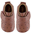 Pom Pom Begyndersko - Velcro Scallops - Vintage Rose Dot