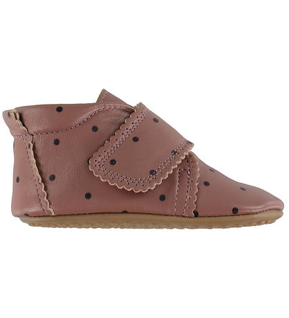 Pom Pom Begyndersko - Velcro Scallops - Vintage Rose Dot