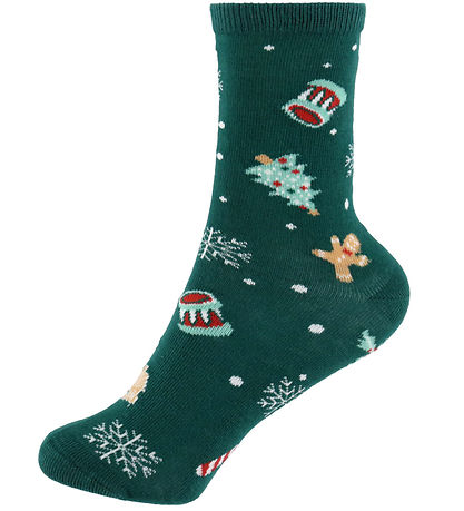 Name it Strømper - 3-pak - NknVismas - Jester Red/Navy Blazer + 