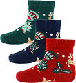 Name it Strømper - 3-Pak - NbnVismas - Jester Red/Navy Blazer +  Name it Strømper - 3-Pak - NbnVismas - Jester Red/Navy Blazer +