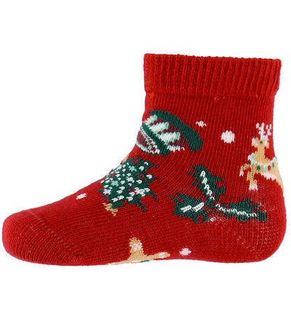 Name it Strømper - 3-Pak - NbnVismas - Jester Red/Navy Blazer + 