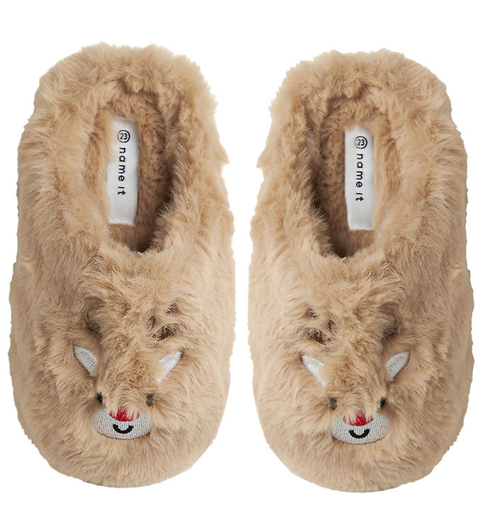 Name It Hjemmesko - NmnReindeer - Oxford Tan/Reindeer
