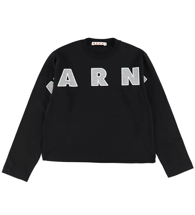 Marni Bluse - Sort/Cool Grey Melange