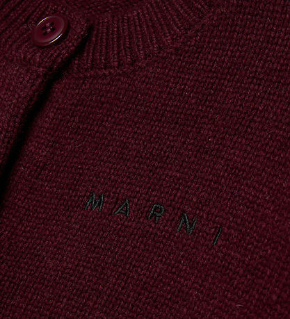 Marni Cardigan - Nylon/Uld - Berry Jam
