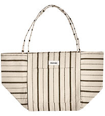 Meraki Shopper - Råhvid/Armygrøn