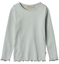 Wheat Bluse - Rib - Ida - Soft Rain