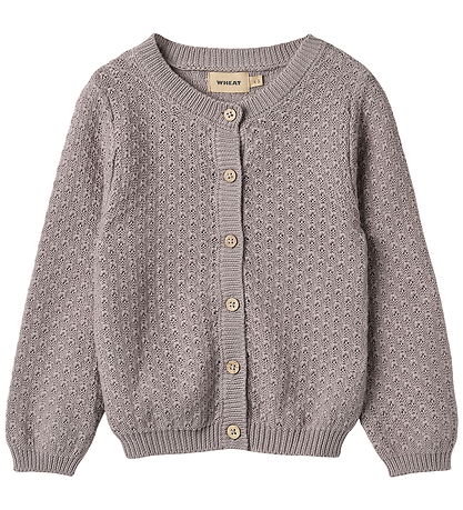Wheat Cardigan - Strik - Magnella - Dusty Purple
