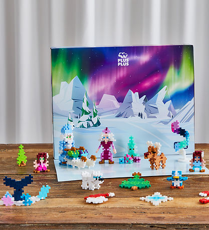 Plus-Plus Julekalender - Santa's Northern Lights Adventure - 24 