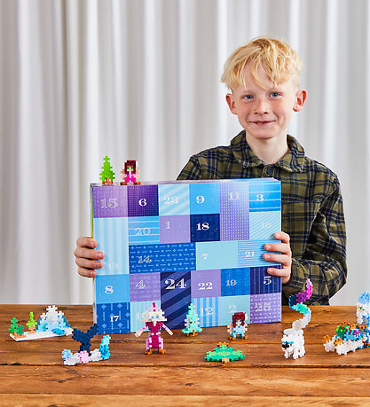 Plus-Plus Julekalender - Santa's Northern Lights Adventure - 24 