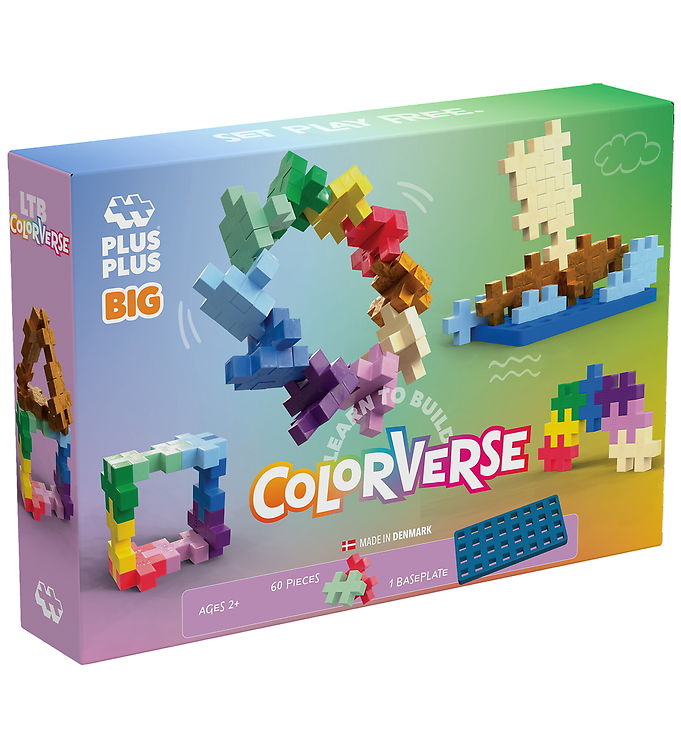 Plus-Plus Big - Learn To Build - 60 stk - Colorverse
