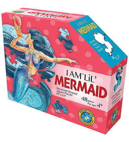 Madd Capp Puzzles Puslespil - I Am LiL' Mermaid - 48 Brikker