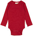 Petit Piao Body l/æ - Rib - Modal - Jet Red