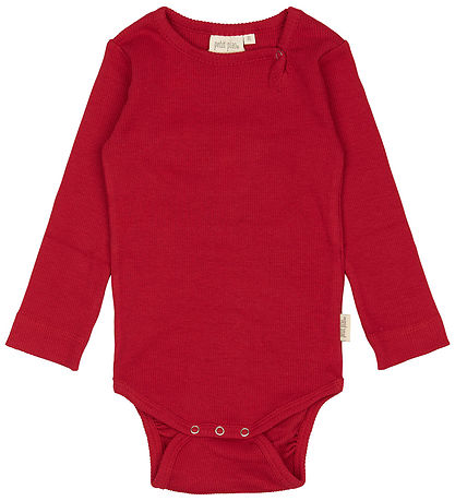 Petit Piao Body l/æ - Rib - Modal - Jet Red