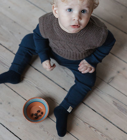 Petit Piao Leggings - Rib - Modal - Dress Blues