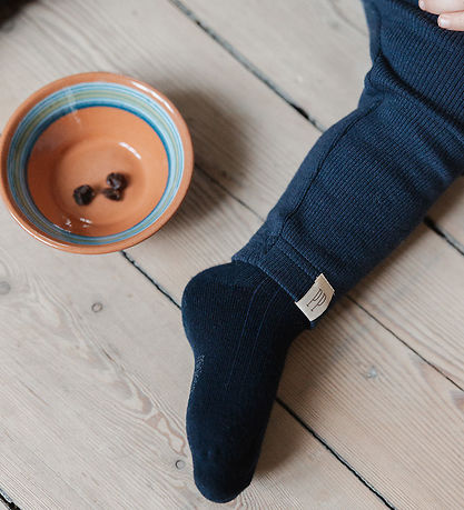 Petit Piao Leggings - Rib - Modal - Dress Blues
