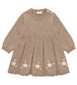 Hust and Claire Kjolebody - HCKlara - Strik - Biscuit m. Blomste Hust and Claire Kjolebody - HCKlara - Strik - Biscuit m. Blomste