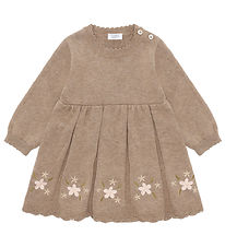 Hust and Claire Kjolebody - HCKlara - Strik - Biscuit m. Blomste Hust and Claire Kjolebody - HCKlara - Strik - Biscuit m. Blomste
