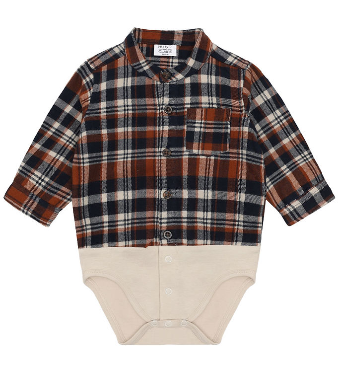 Hust and Claire HCBertil Skjortebody - More Navy m. Tern