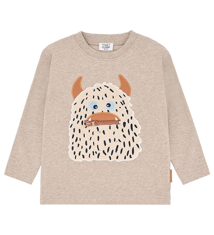Hust and Claire Bluse - HCAnton - Biscut m. Monster