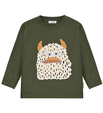 Hust and Claire Bluse - HCAnton - Deep Ivy m. Monster Hust and Claire Bluse - HCAnton - Deep Ivy m. Monster