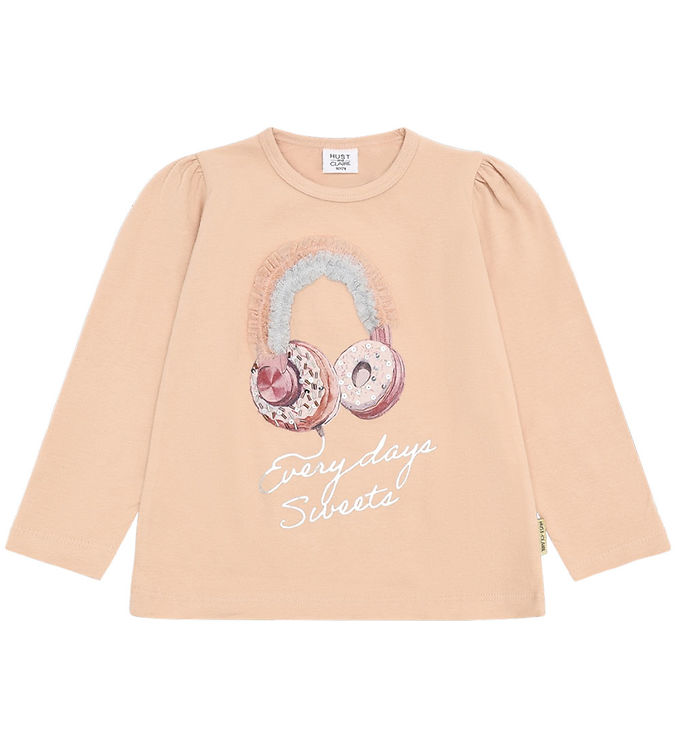 Hust and Claire Bluse - HCAlma - Rugby Tan m. Hovedtelefoner