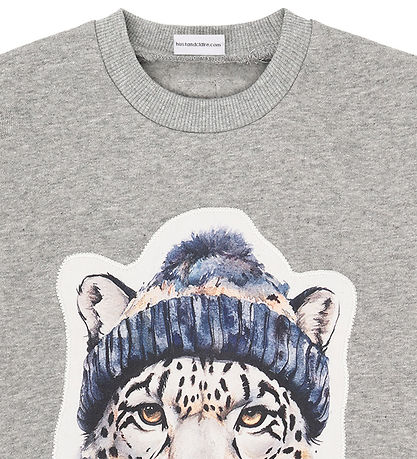 Hust and Claire Sweatshirt - HCSejer - Tile Grey Melange