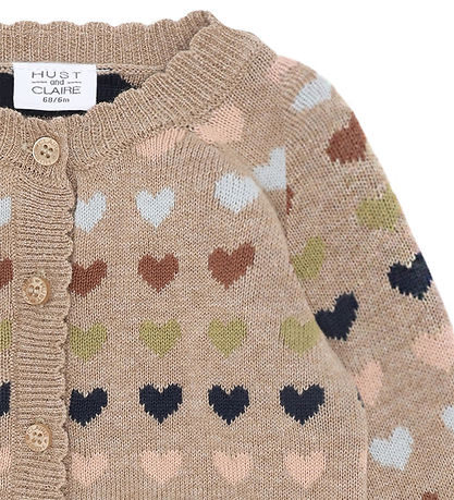 Hust and Claire Cardigan - Strik - HCCamilla - Biscuit