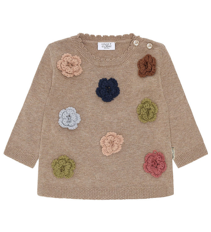 Hust and Claire Bluse - Strik - HCpusle - Biscut