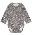 Hust and Claire Body l/æ - HCBri - Wheat Melange m. Leopardprint Hust and Claire Body l/æ - HCBri - Wheat Melange m. Leopardprint