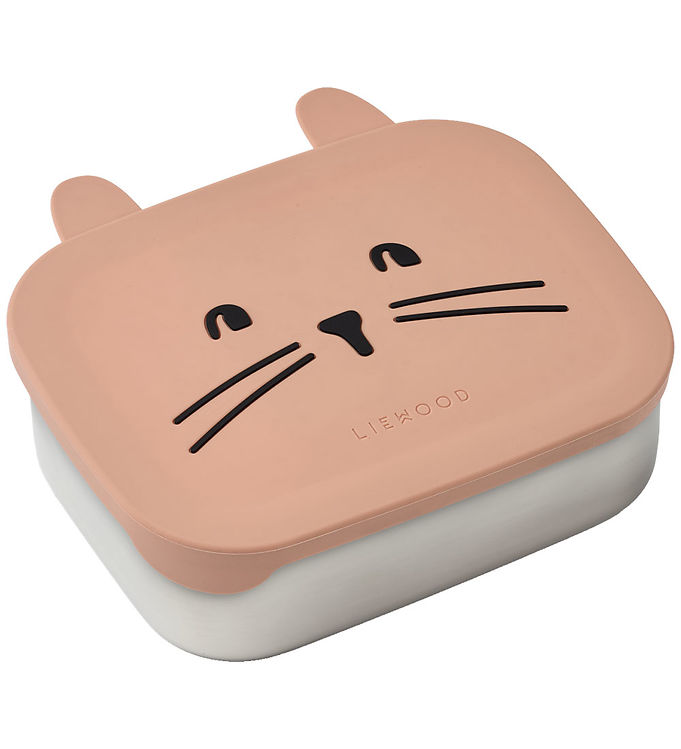 Liewood Madkasse - Silikone/Stål - Arthur - Pale Tuscany m. Kat