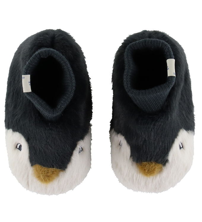 Liewood Hjemmesko - Beth Penguin - Sandy/Dark Grey