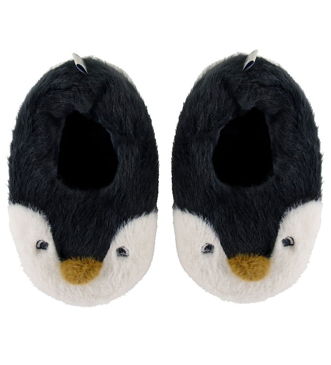 Liewood Hjemmesko - Aviaja Penguin - Sandy/Dark Grey