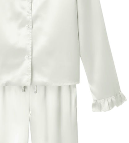 LMTD Pyjamas Set - NlfNightys - White Alyssum