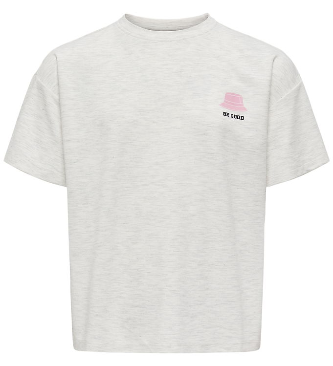 Kids Only T-Shirt - Noos - KogBillie - Light Grey Melange/Collag