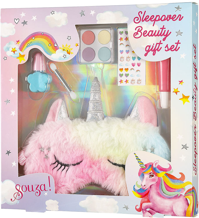 Souza Sminkesæt m. Sovemaske - Enhjørning