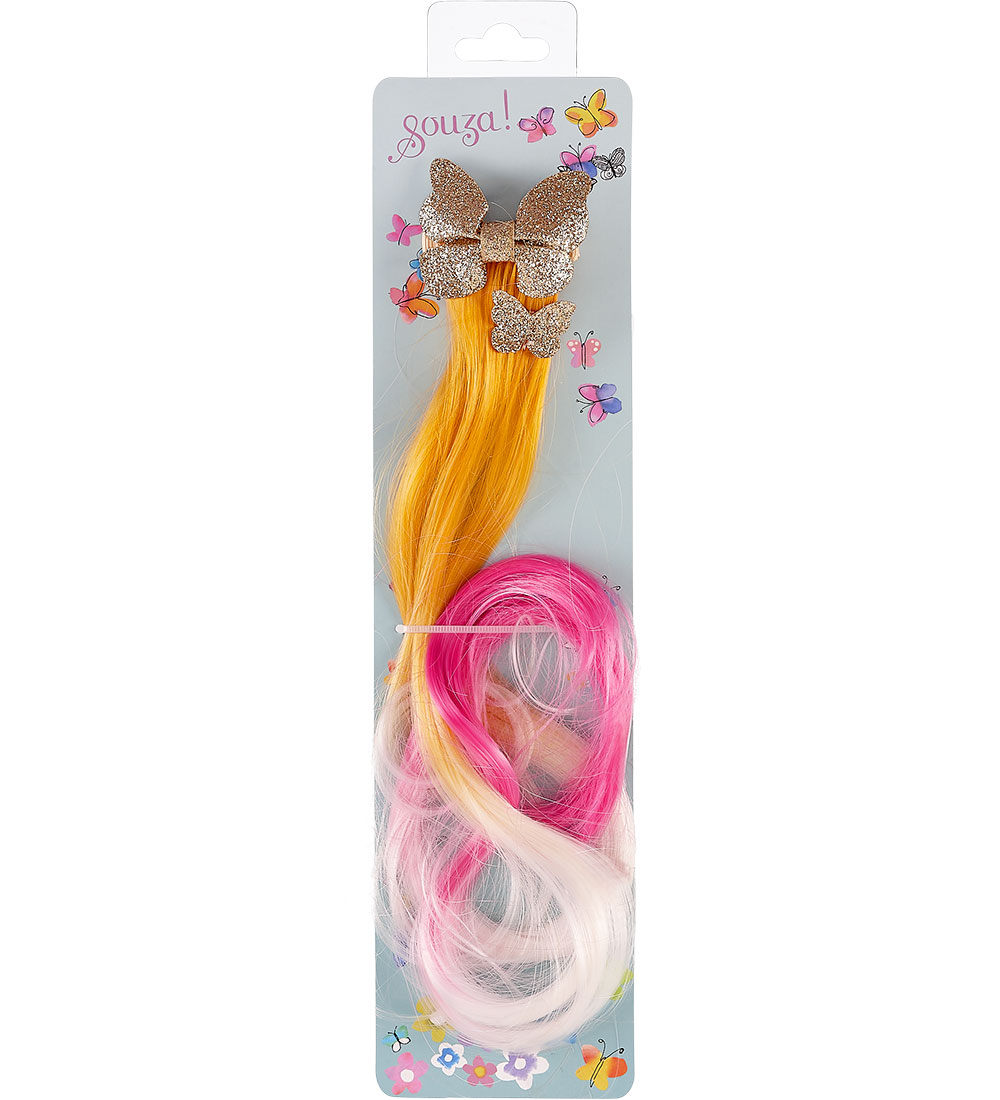Souza Kostüm - Haarklammer m. Haare - Tamar - Schmetterling - Souza - One Size - Haarschmuck