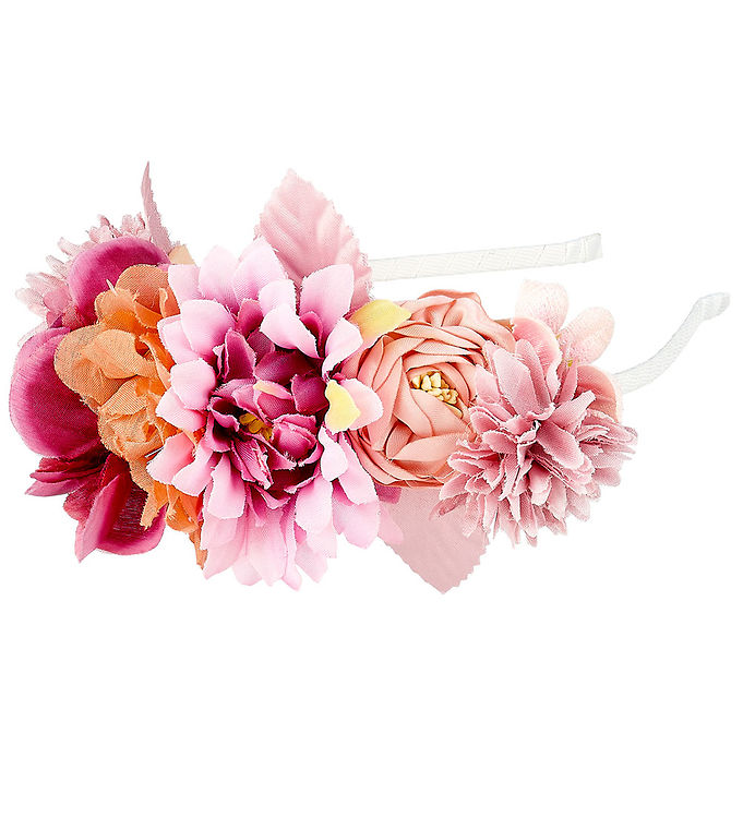 Souza Udklædning - Hårbøjle m. Blomster - Olivia - Lilla/Rosa