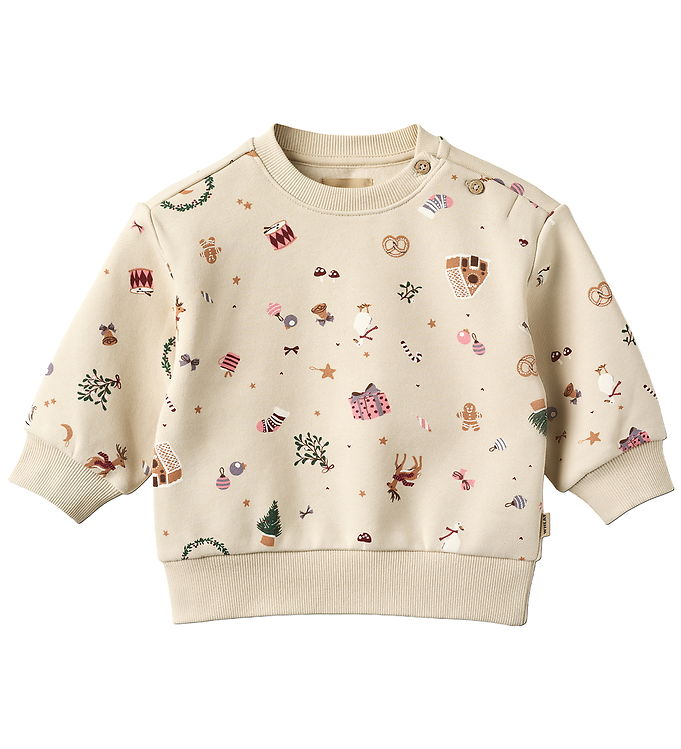 Wheat Sweatshirt - Elliot - Offwhite Holiday