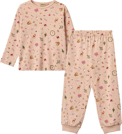 Wheat Nattøj - 2-delt - Mila - Rose Dust Holiday