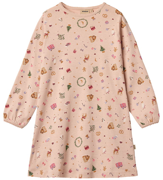 Wheat Natkjole - Elinor - Rose Dust Holiday