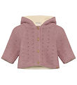 Minymo Cardigan - m. Teddy - Woodrose