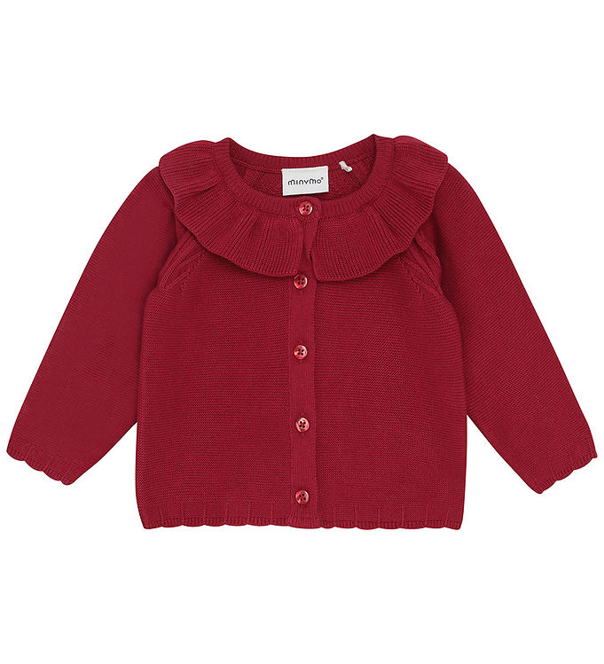 Minymo Cardigan - Strik - Rio Red