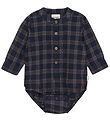 Minymo Skjortebody l/æ - Parisian Night Minymo Skjortebody l/æ - Parisian Night