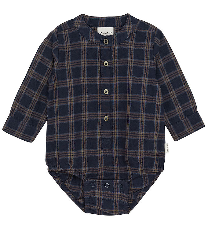 Minymo Skjortebody l/æ - Parisian Night