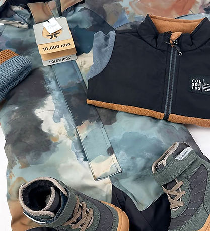 Color Kids Flyverdragt - AOP - Stormy Weather