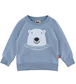 Danefæ Sweatshirt - Dyrbellow - Blue Grey Ny Isbjørn